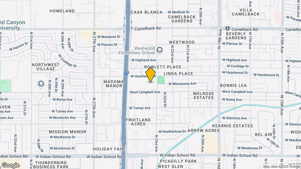 4530 N 23rd Ave Map and Location Details