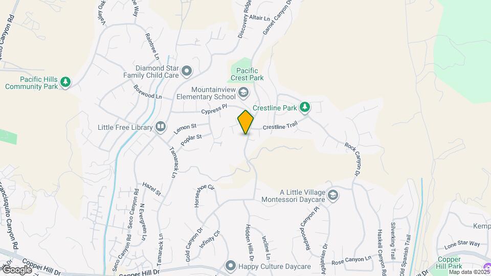 28847 Garnet Canyon Dr Map and Location Details