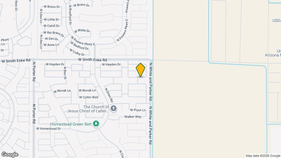 40037 W Sanders Way Mapa y Detalles de la Ubicación
