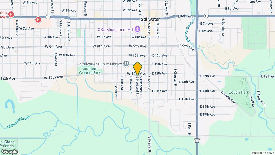1203 S Husband St Map and Location Details