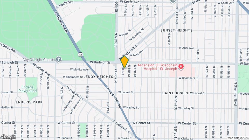 3040A N 59th St Map and Location Details