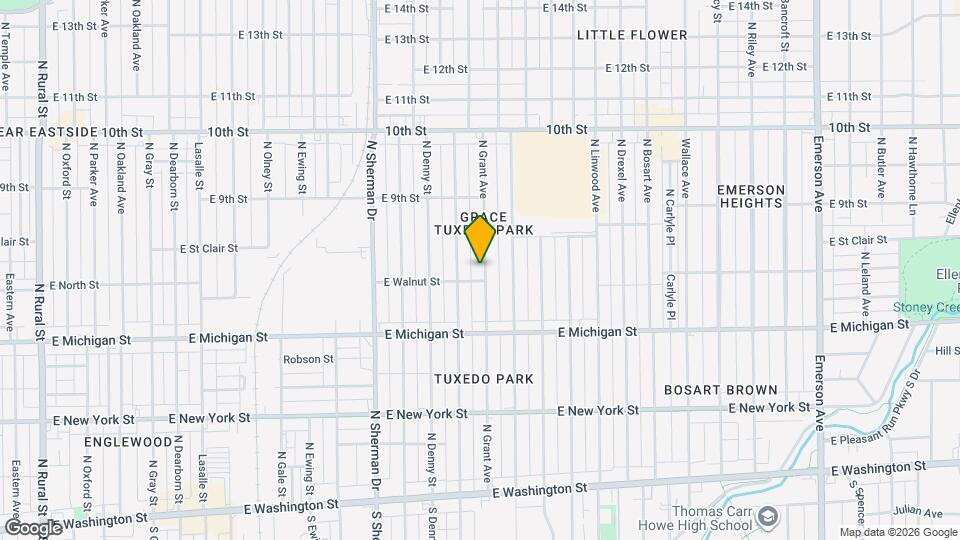710 N Grant Ave Map and Location Details