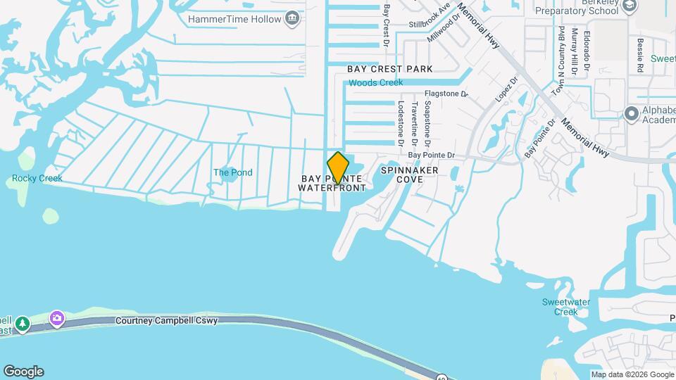 8822 Bay Pointe Dr Map and Location Details