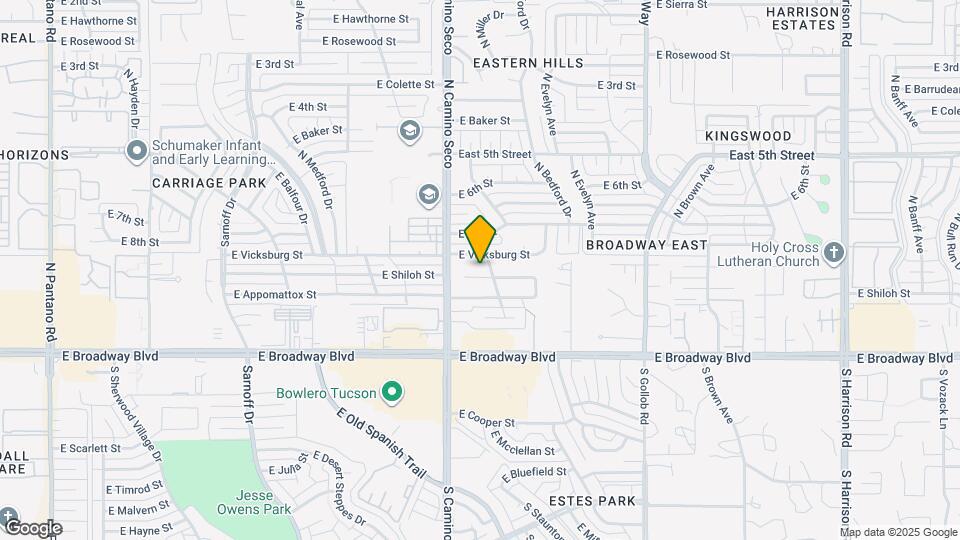 8735 E Shiloh Pl Map and Location Details