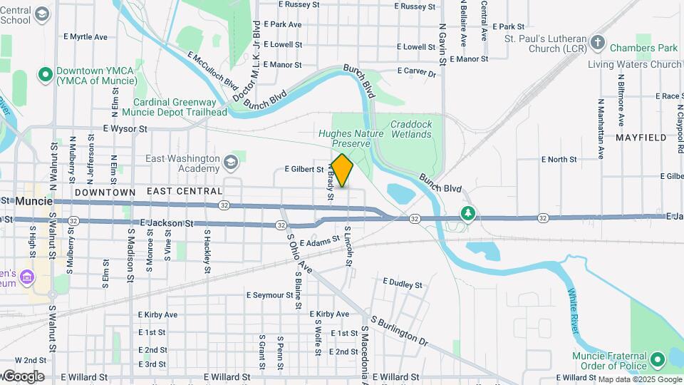 1517 E Washington St Map and Location Details