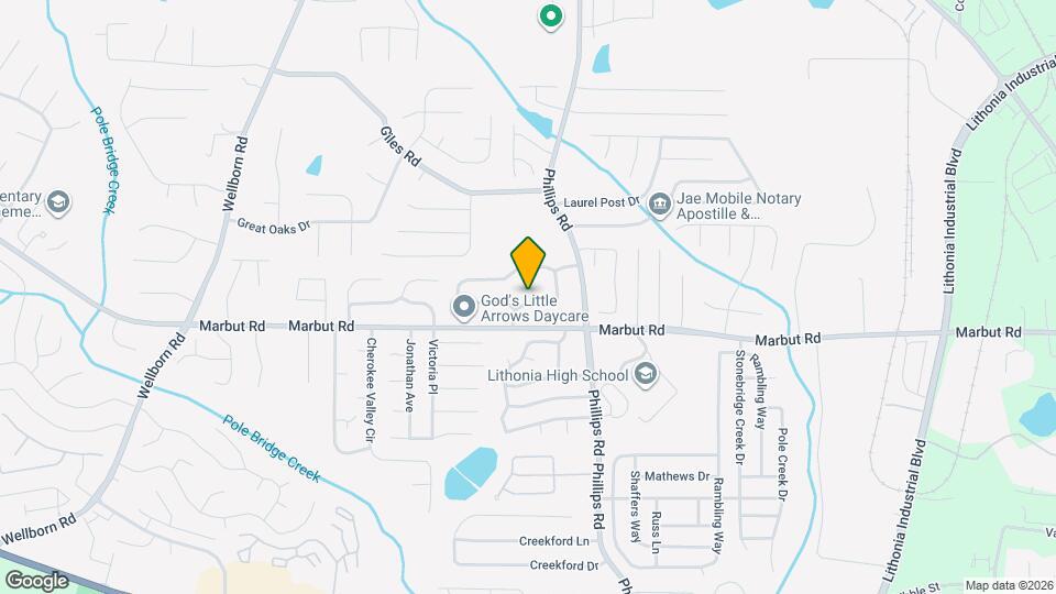 2085 Corners Circle Trce Map and Location Details