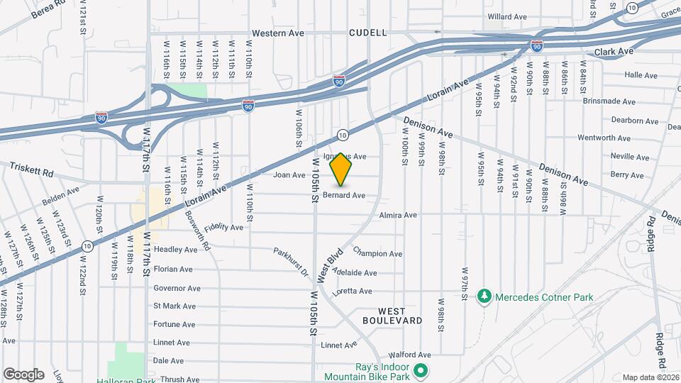 10324 Bernard Ave Map and Location Details