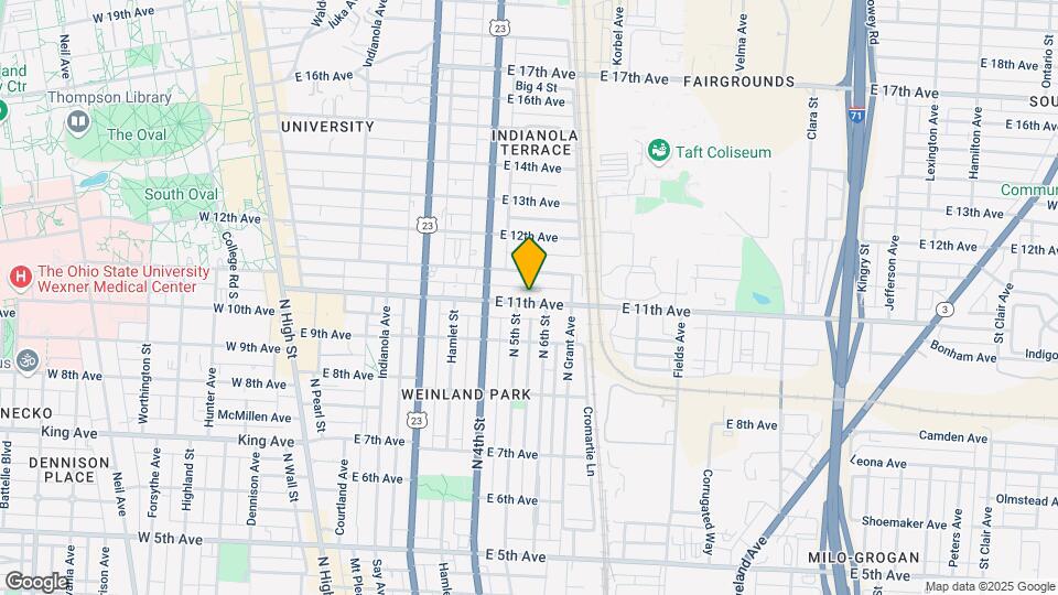 342-354 E 11th Ave Mapa y Detalles de la Ubicación