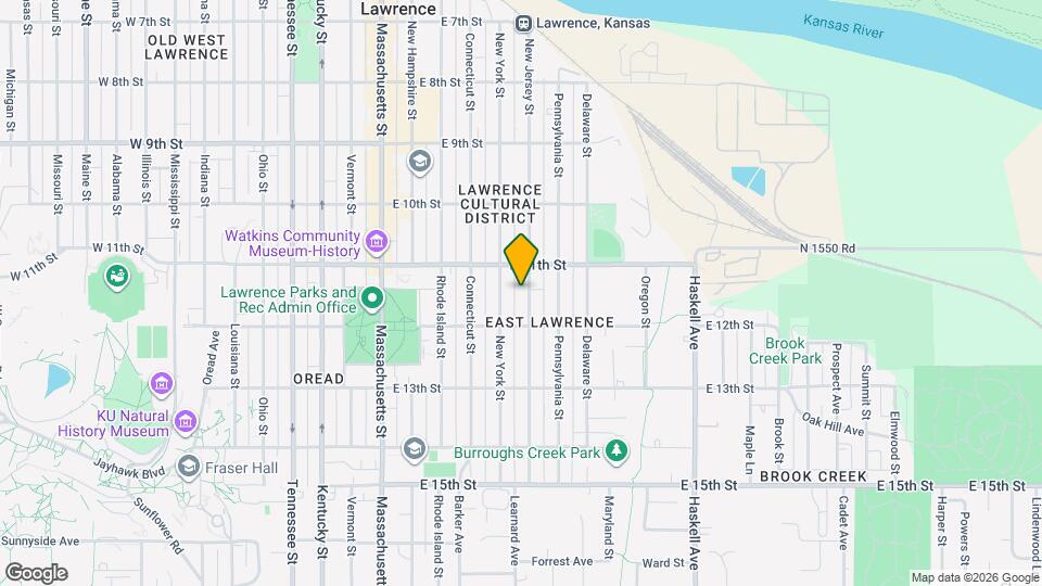 1121 New Jersey St Mapa y Detalles de la Ubicación