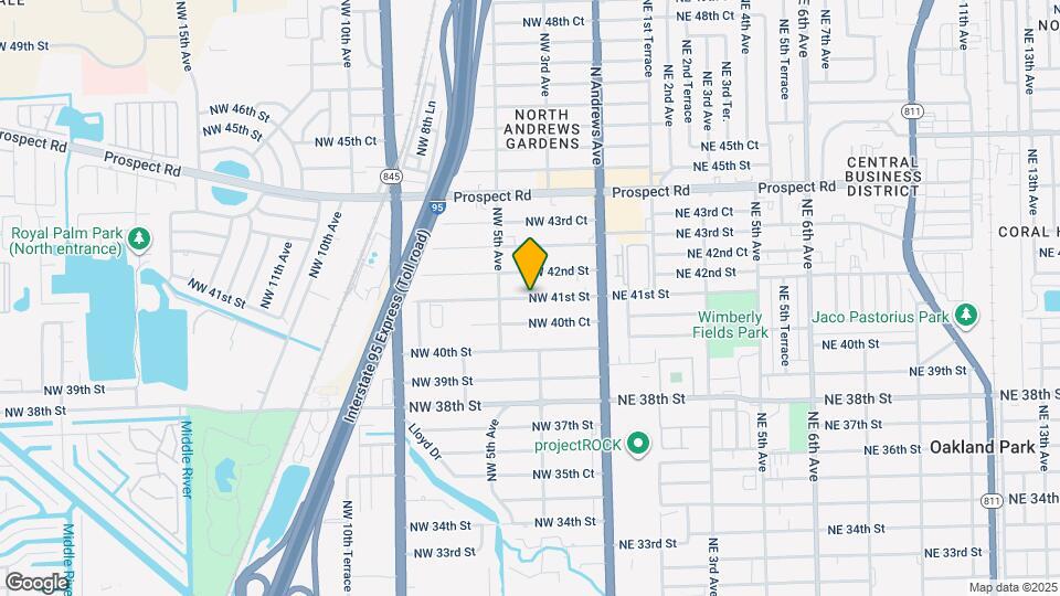 406 NW 41st St Map and Location Details