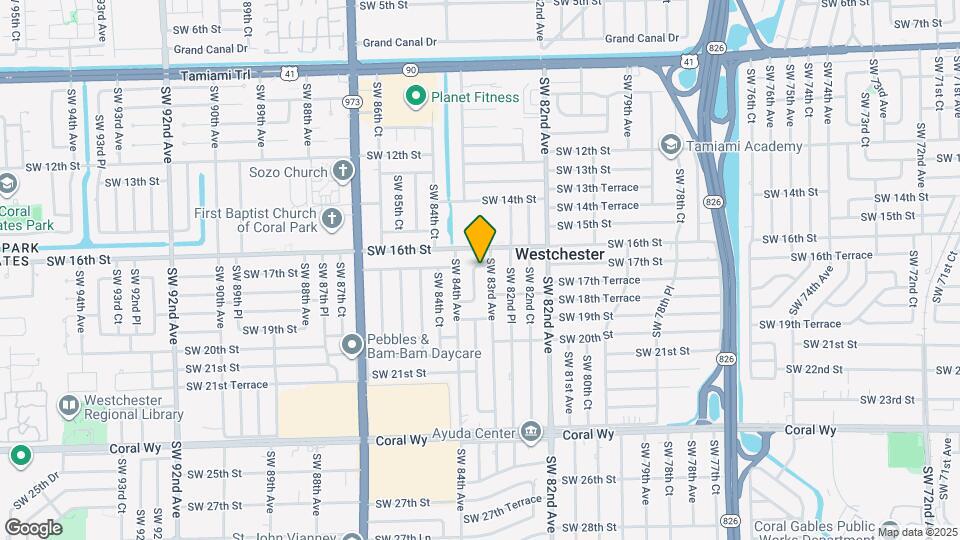 1645 SW 83rd Ct. Map and Location Details