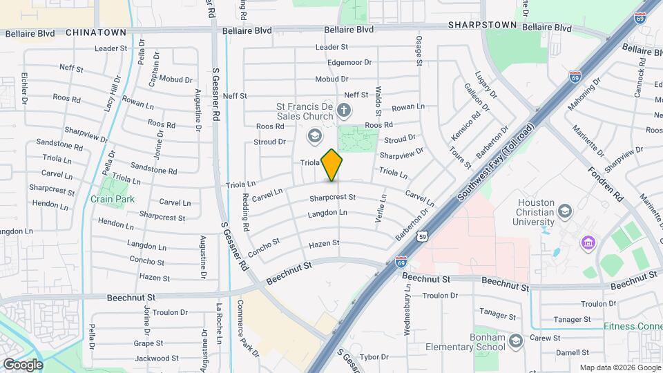 8307 Carvel Ln Map and Location Details