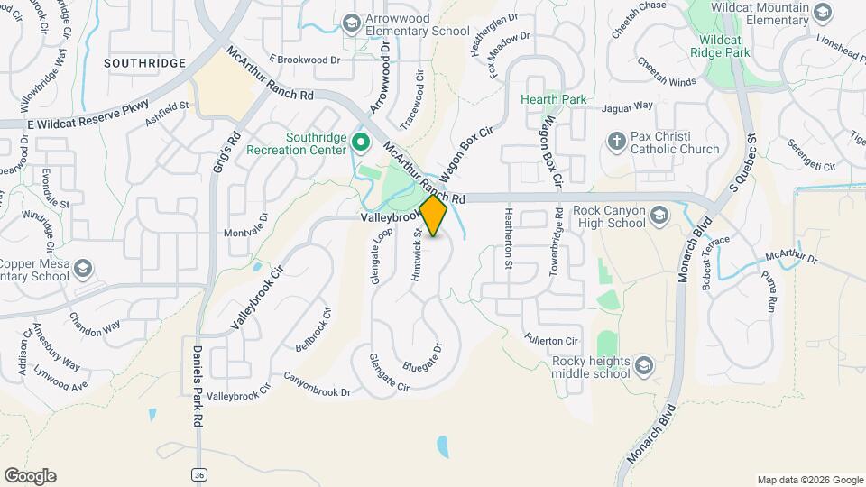 4953 Huntwick Pl Map and Location Details