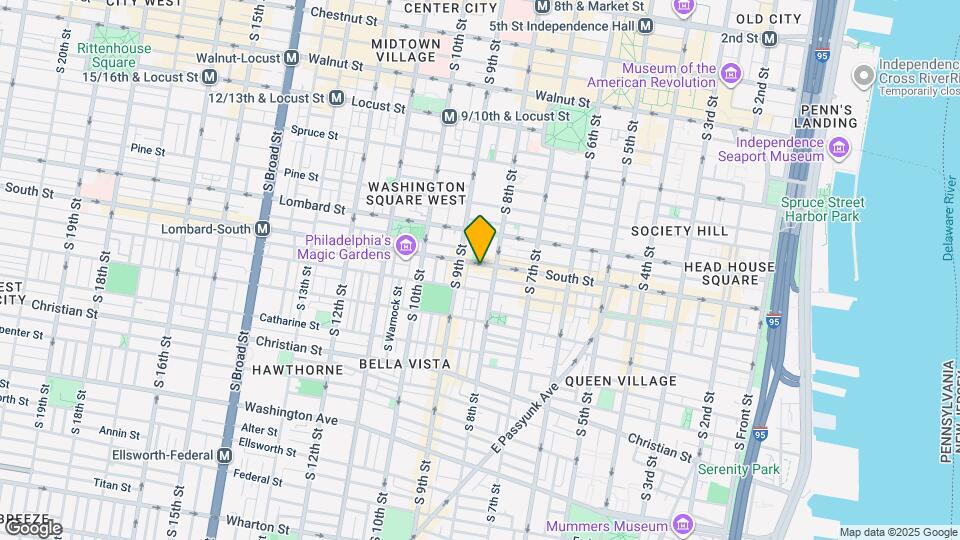 820 South St, Unit APT2R Map and Location Details