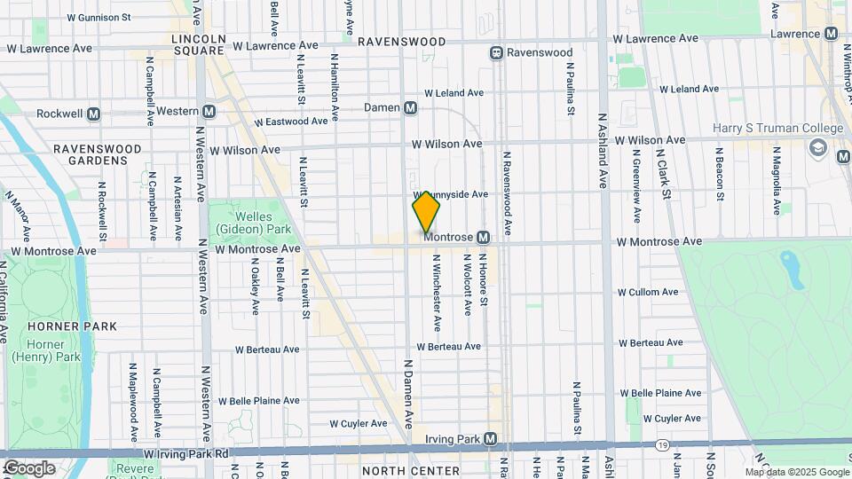 1946 W Montrose Ave Map and Location Details