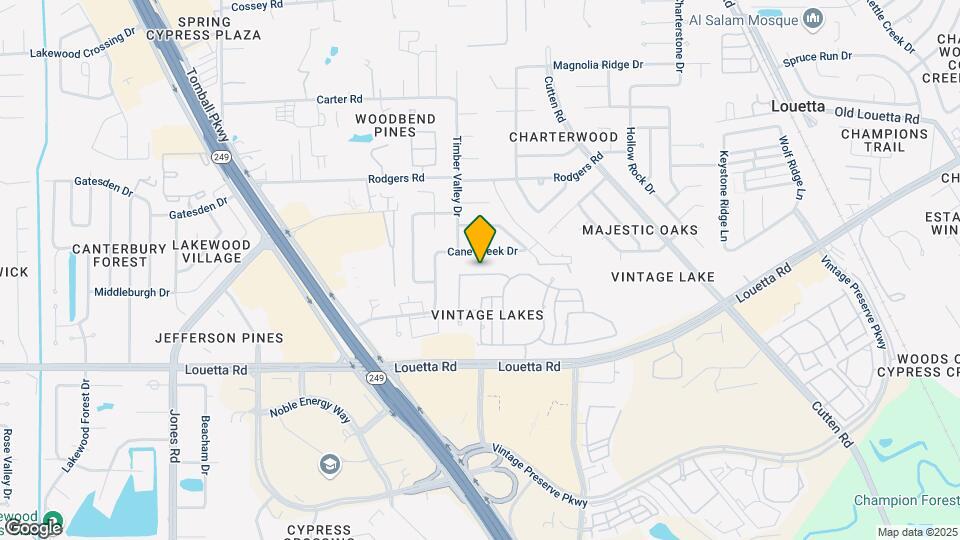 9906 Vintage Villa Dr Map and Location Details