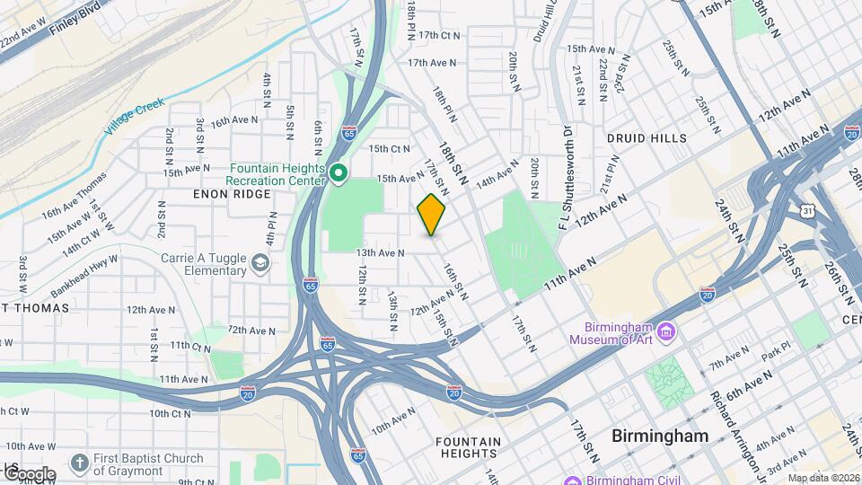 1300 16th St N Map and Location Details