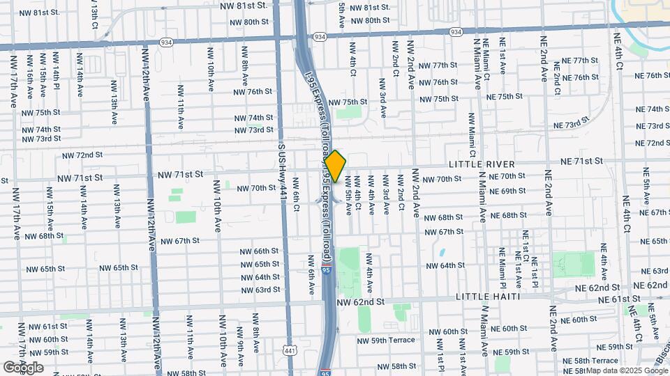 6953 NW 5th Ct, Unit West Map and Location Details
