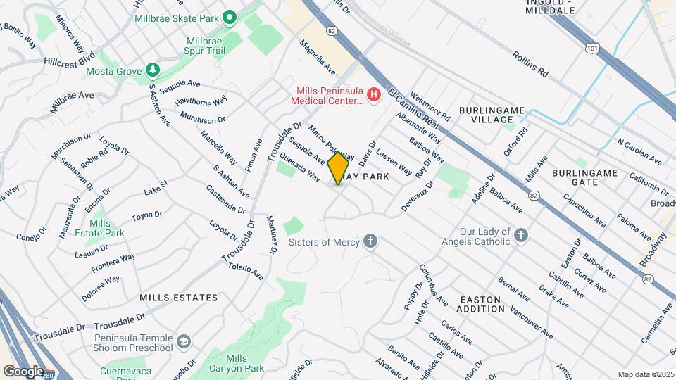 1700 Quesada Way Map and Location Details