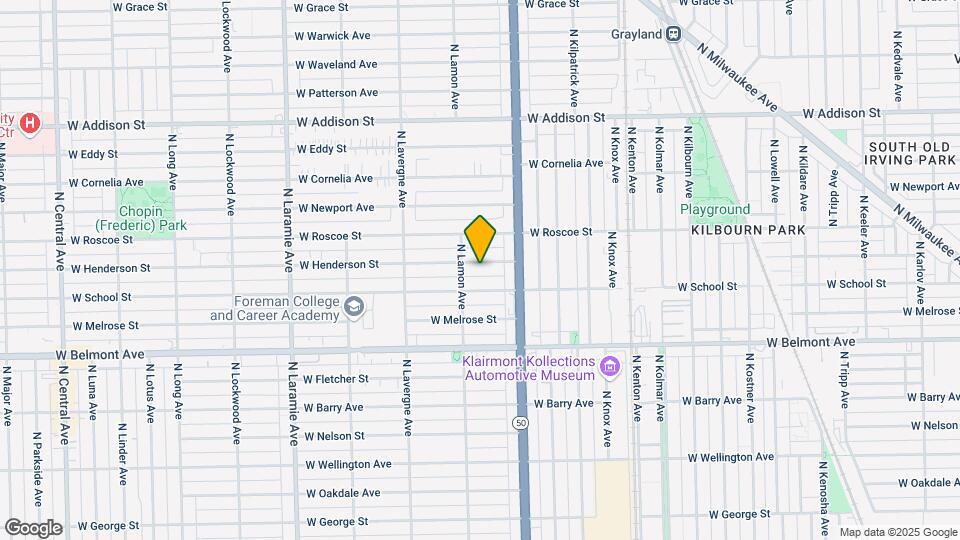 4841 W Henderson St Map and Location Details