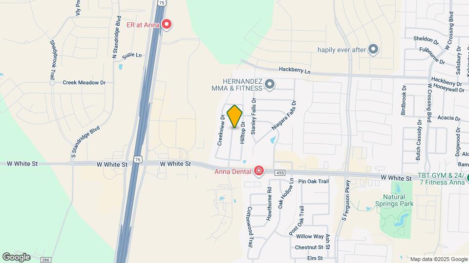 405 Creekside Dr Map and Location Details