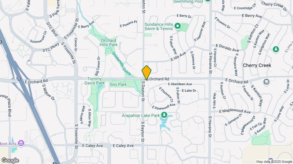 5901 S Dayton Ct Map and Location Details
