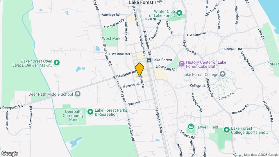 580 N Bank Ln Map and Location Details