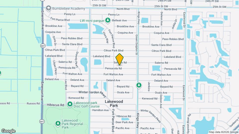 7602 Pensacola Rd Map and Location Details