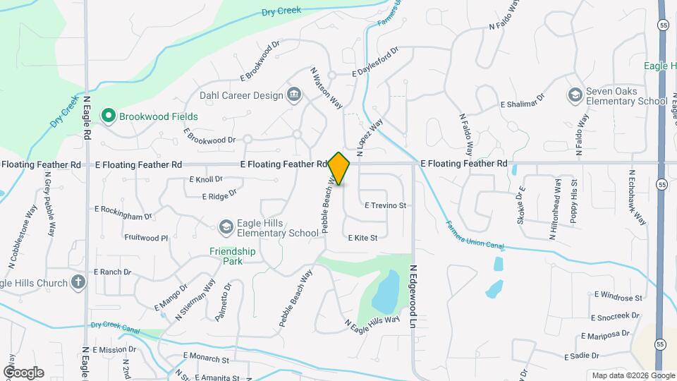 1123 N Watson Way Map and Location Details