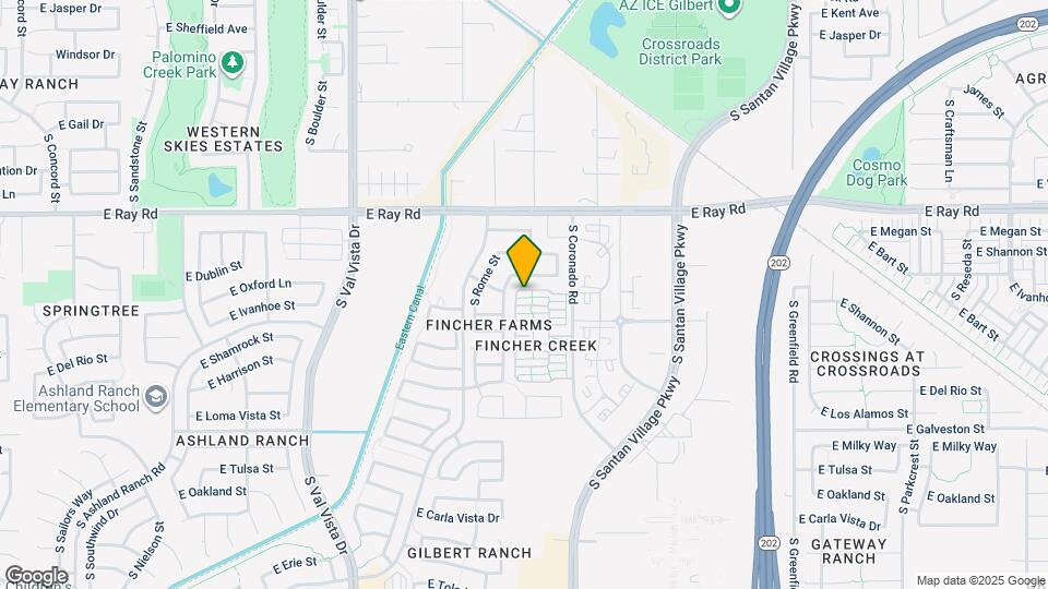 1909 E Oxford Ln Map and Location Details