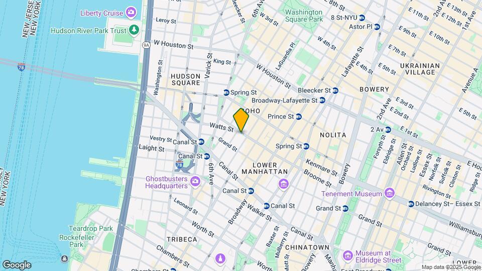 489 Broome St Mapa y Detalles de la Ubicación