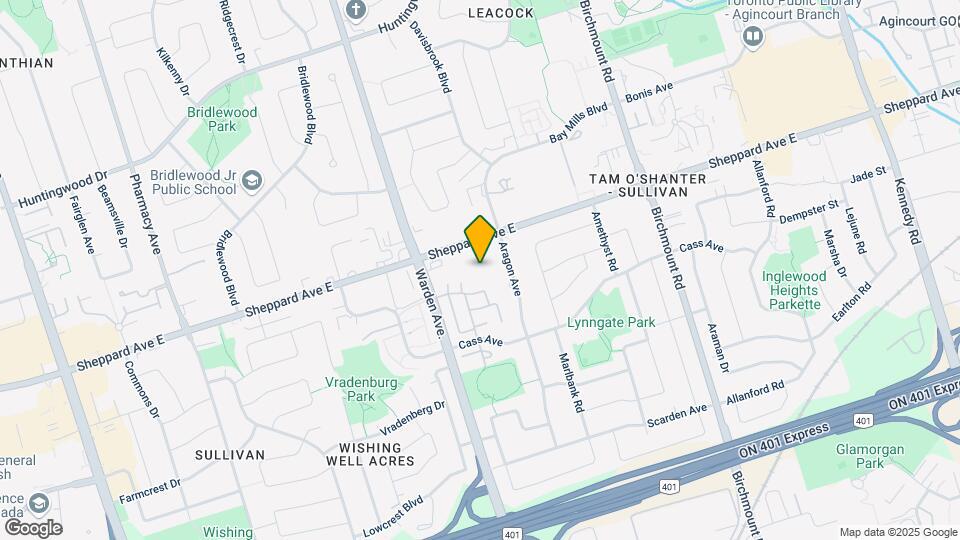 3427-C23427 Sheppard Ave E Map and Location Details