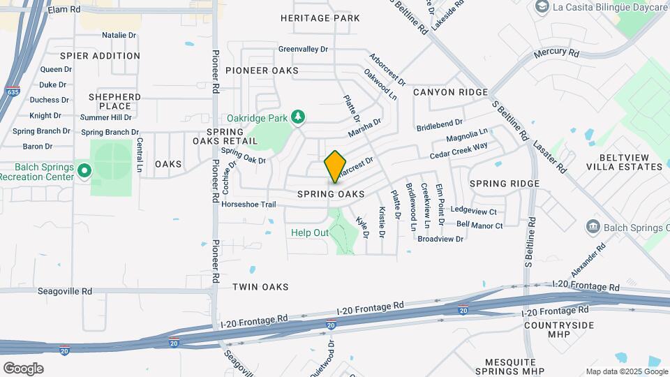 14407 Cimarron Dr Map and Location Details