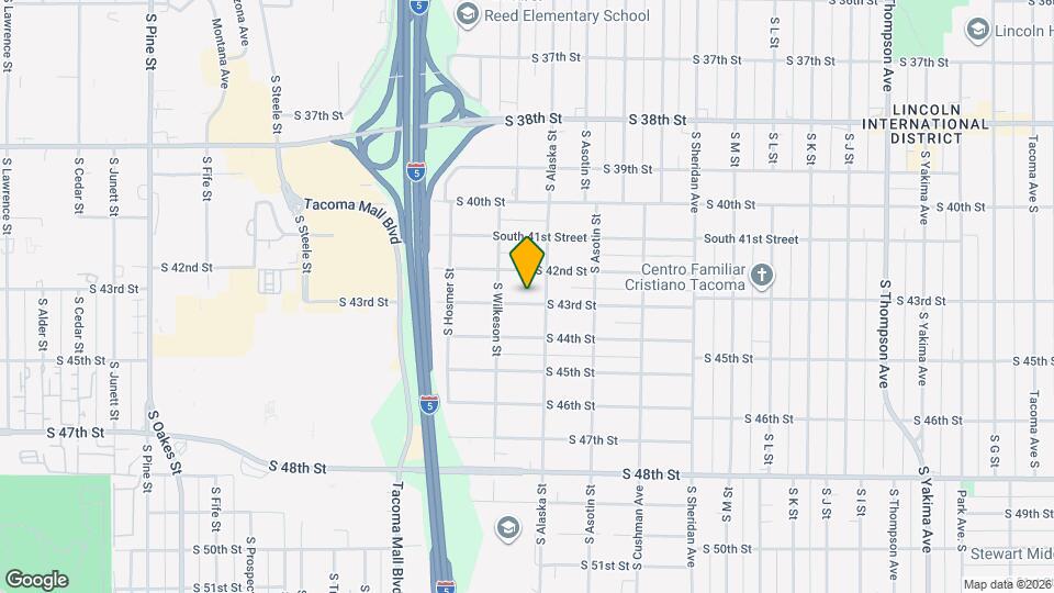 1713 S 43rd St Map and Location Details