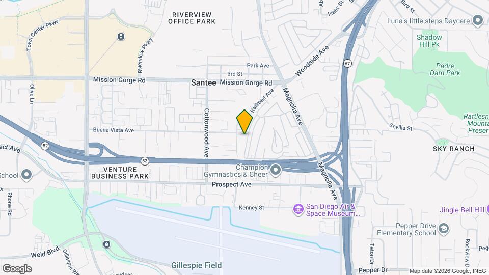 8747 Railroad Ave Map and Location Details