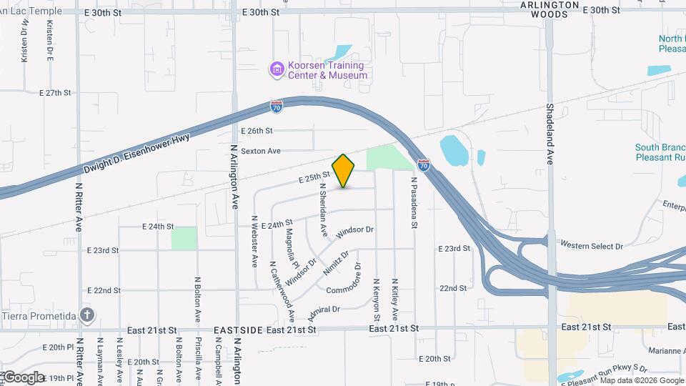 6231 Raleigh Dr Map and Location Details