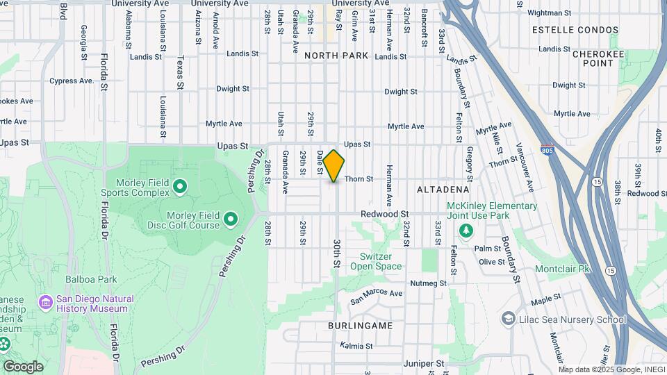 3226 30th St Map and Location Details