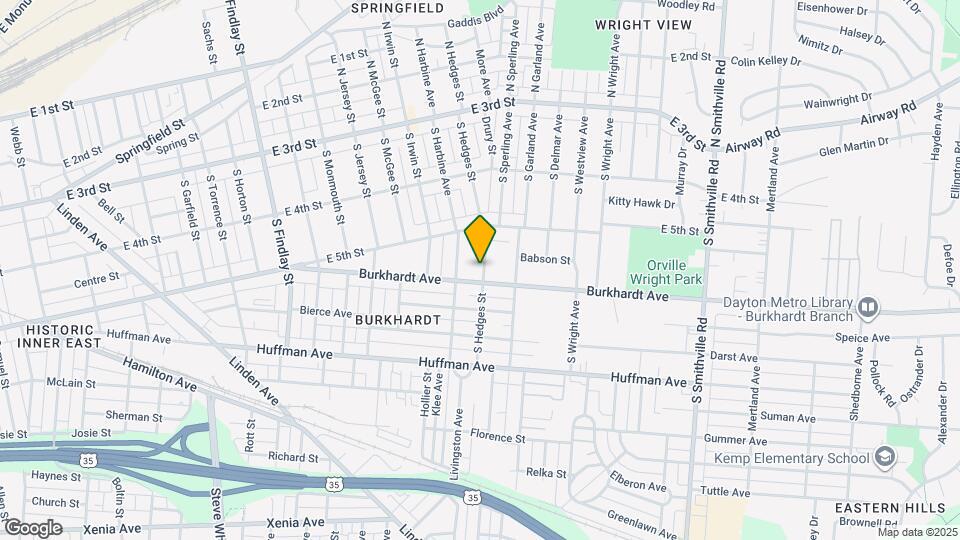 263-265 S Hedges St Map and Location Details