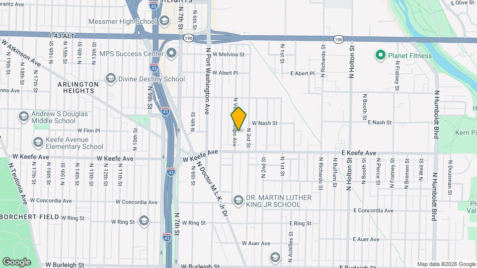 3600 N Vel R. Phillips Ave Map and Location Details