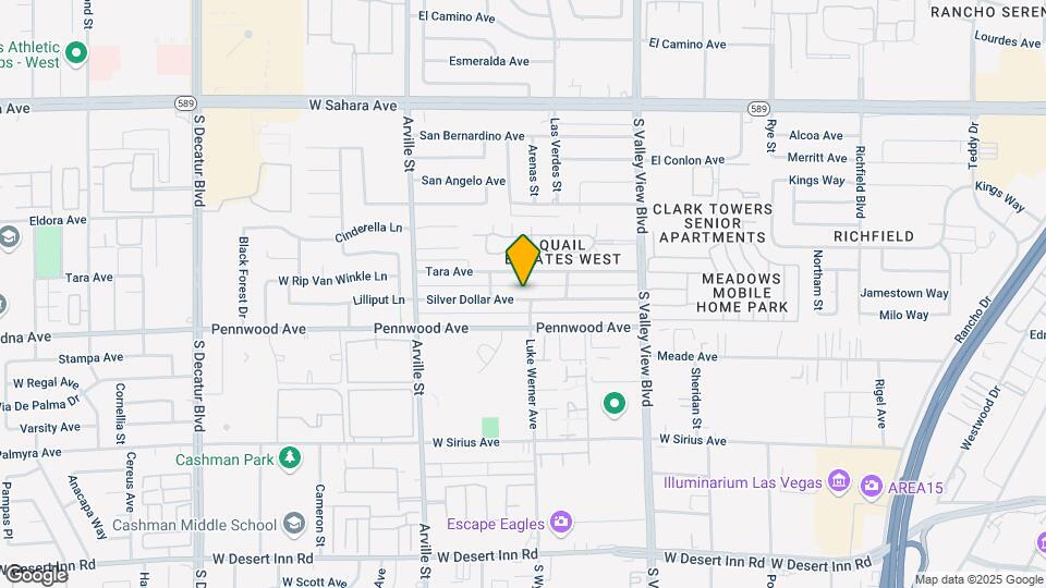 4120 Silver Dollar Ave Mapa y Detalles de la Ubicación