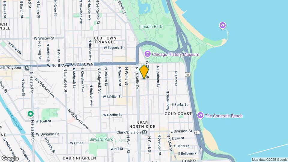 1460 N Sandburg Terrace Map and Location Details