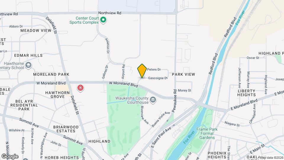 609 Gascoigne Dr Map and Location Details