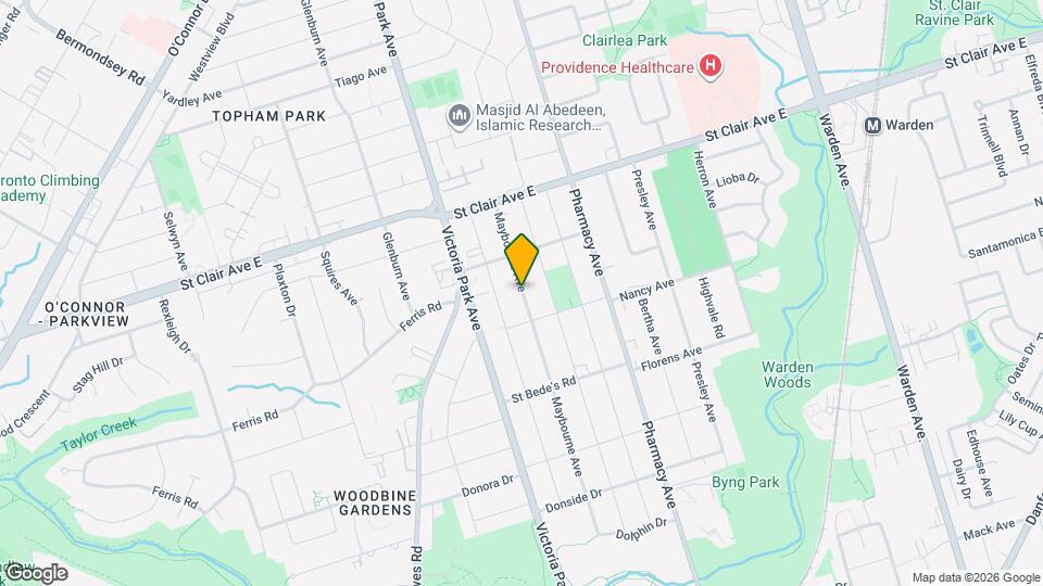 122 Maybourne Ave Map and Location Details