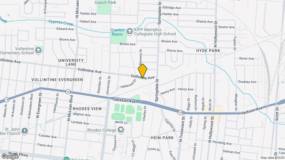 2143 Vollintine Ave Map and Location Details