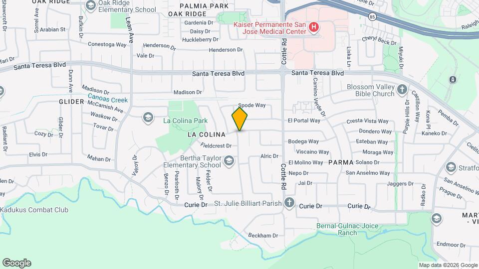 378 Los Pinos Way Map and Location Details