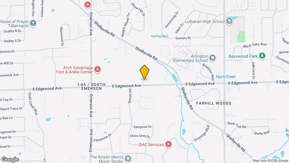 5412 E Edgewood Ave Map and Location Details
