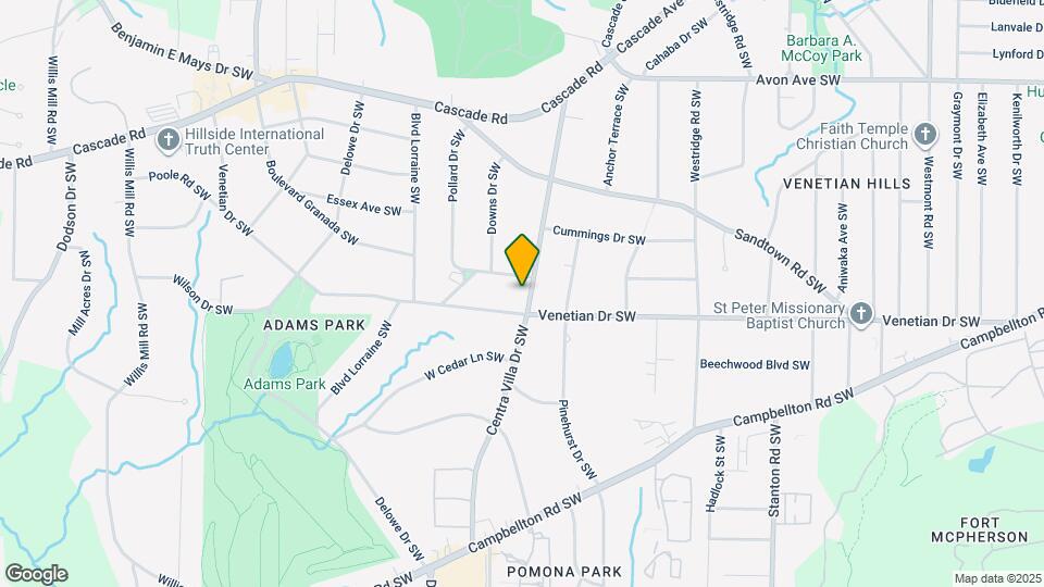 1461 Centra Villa Dr SW Map and Location Details
