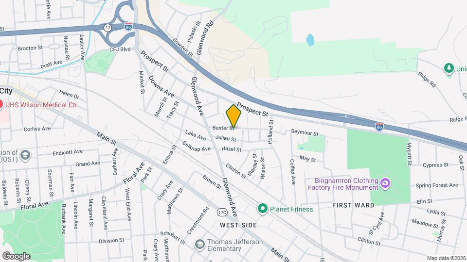 24 Baxter St Map and Location Details