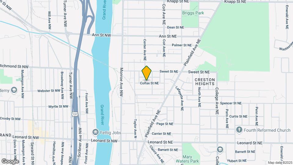 43 Colfax St NE Map and Location Details