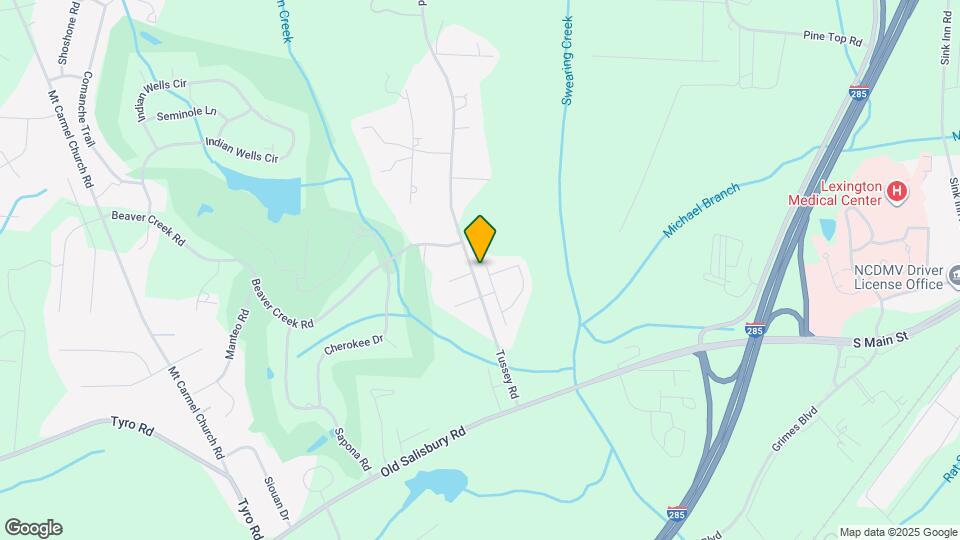 100 Hadley Dr Map and Location Details